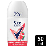 M&S Sure Women Nonstop Watermelon Fresh Antiperspirant Deodorant Roll On 50ml- Buy online at McGrocer