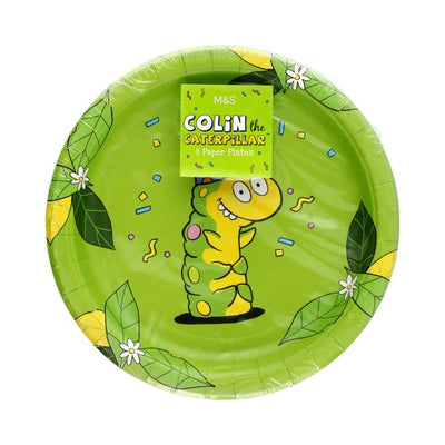 M&S M&S Colin the Caterpillar Paper Plates 23cm- Buy online at McGrocer