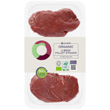 Ocado organic beef fillet steaks 2 steaks, imported from the UK