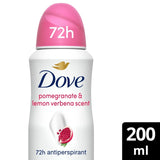 M&S Dove Advanced Care Go Fresh Pomegranate Lemon Verbena Anti-Perspirant Deodorant 200ml- Buy online at McGrocer