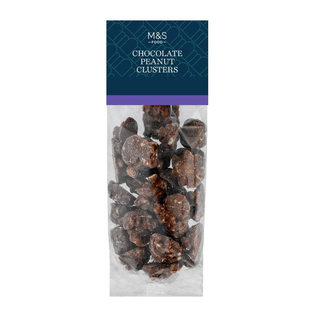 M&S chocolate peanut clusters 300g, imported from the UK