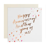 M&S Marks & Spencer Happy Anniversary Card I Love You Greeting Card 15cm Square- Buy online at McGrocer