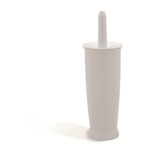 Addis closed toilet brush set in white - British product