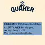 Quaker rolled porridge oats 1kg, imported from the UK