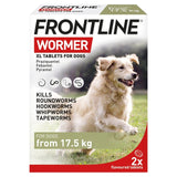 Frontline ormekurtabletter for store hunder, 2-pakning