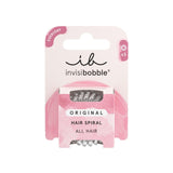 M&S Invisibobble Original Clear Spiral Hair Ties 3 Pack- Buy online at McGrocer