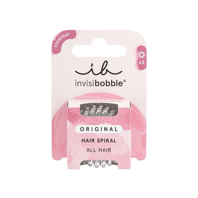Invisibobble Original Clear Hair Ties 3 Pack, UK version