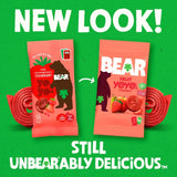Bear Yoyos strawberry apple fruit rolls 100g - British product