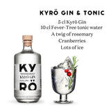Kyro gin 50cl, UK version