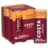 Costa Caramel Latte Iced Coffee 4 x 250ml - British product