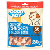 Good Boy crunchy chicken and calcium bones dog treats 350g, UK version