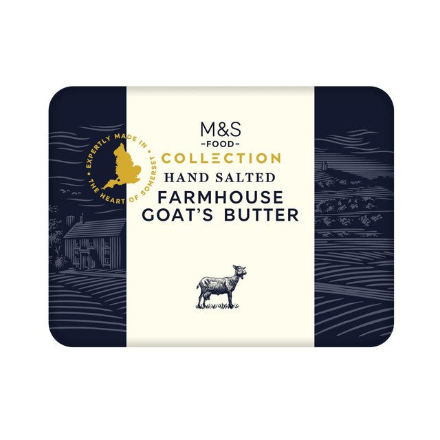 M&S salted goat's butter 250g, imported from the UK