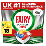 M&S Fairy Platinum Plus Lemon Dishwasher Tablets 18 Tablets- Buy online at McGrocer