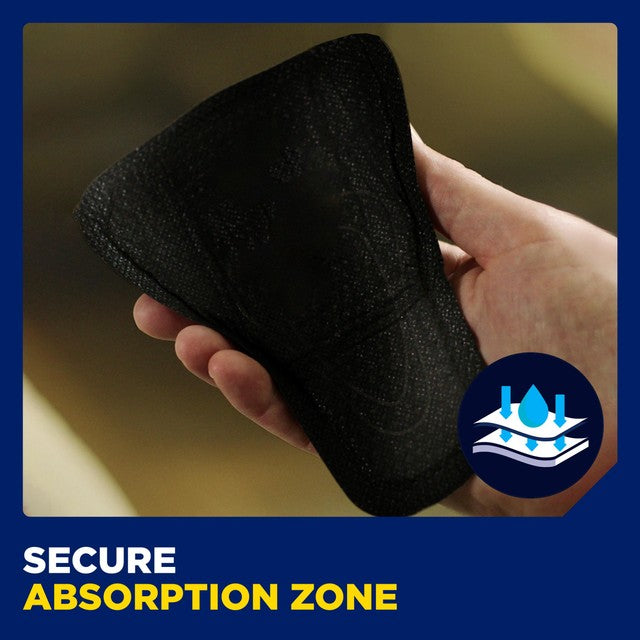 TENA Men Black Protective Shields Extra Light Absorbency 14 Pack (British brand)