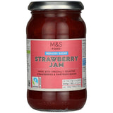M&S reduced sugar strawberry jam 415g, imported from the UK