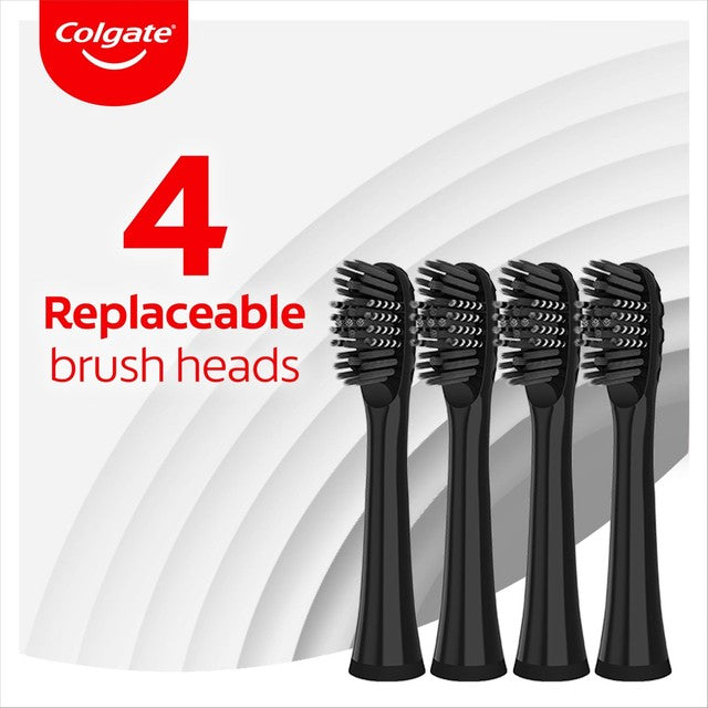 Colgate Charcoal Soft toothbrush heads pack of 4 - British product