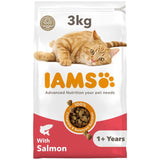M&S IAMS Adult Dry Cat Food Salmon 3kg- Buy online at McGrocer