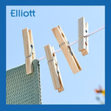 Elliotts Birchwood Clothes Pegs 36 Pack - British product