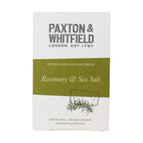 Paxton & Whitfield rosemary and seasalt crackers 150g, imported from the UK