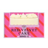 M&S red velvet cake 970g, imported from the UK