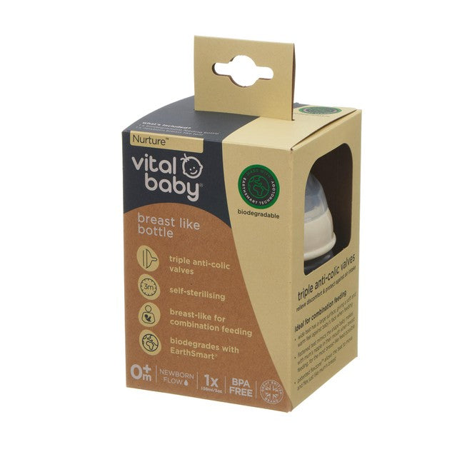 Vital Baby Breast Like baby bottle 150ml (British brand)