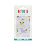 M&S Unique Party Unicorn Sticker Sheets for Parties 4 per Pack- Buy online at McGrocer