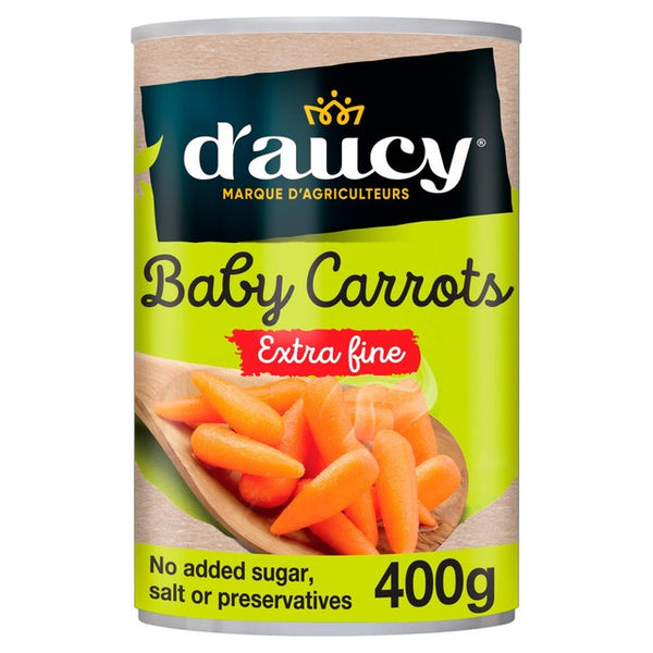 D'aucy Extra Fine Carrots Canned Vegetables 400g