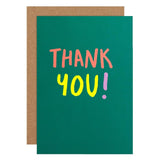 M&S M&S Green Fun Thank You Card 10.8cm x 15cm- Buy online at McGrocer