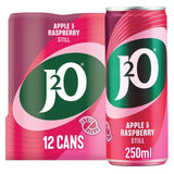 J2O Apple and Raspberry soft drink 12 x 250ml, UK version