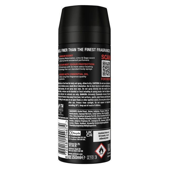 Lynx Watermelon Freeze Deodorant Body Spray 150ml, UK version