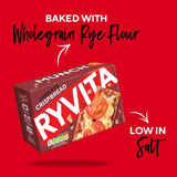 Ryvita dark rye crispbread 250g, imported from the UK