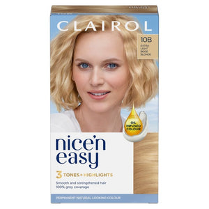 Clairol Nice'n Easy 10B Extra Light Beige Blonde Permanent Hair Dye