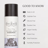 Percy & Reed Session Styling Flexible Hold Hairspray 50ml, imported from the UK
