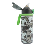 M&S Polar Gear Kids Football Aqua Flip Bottle Reusable Water Bottle 630ml- Buy online at McGrocer