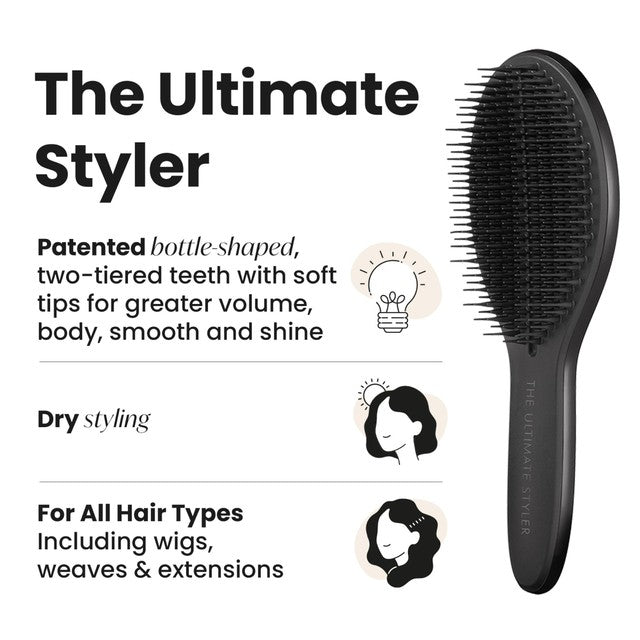 Tangle Teezer hairbrush black (British brand)
