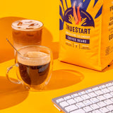 TrueStart Colombian coffee beans 1kg (British brand)