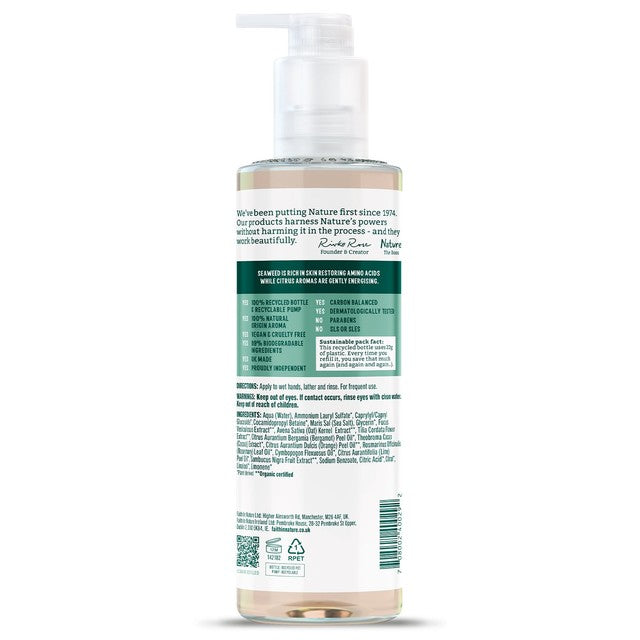 Faith In Nature Seaweed & Citrus hand wash 400ml - British product