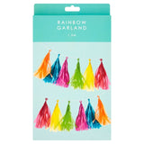 M&S Talking Tables Rainbow Tassels Garland Hanging Decoration 1.5m- Buy online at McGrocer