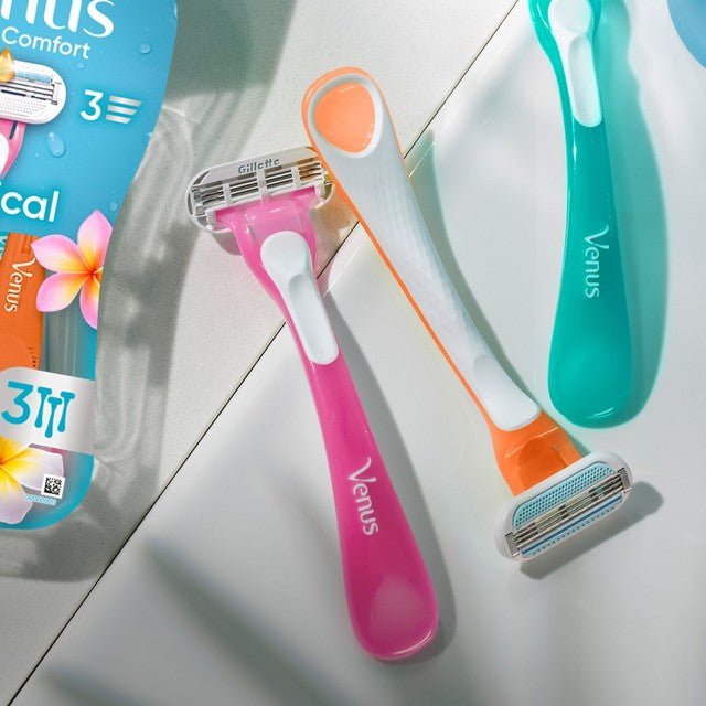 Gillette Venus Tropical women's disposable razors, UK version