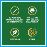 Heinz light salad cream 70% less fat 415g, UK version