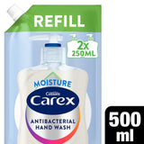 M&S Carex Moisture Antibacterial Hand Wash Refill 500ml- Buy online at McGrocer