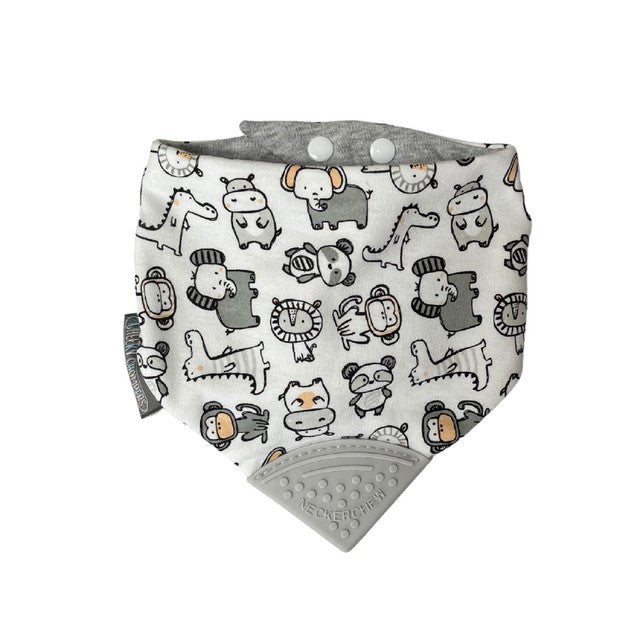 Cheeky Chompers Neckerchew Panda Pals teething bib one size - British product