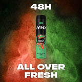Lynx Jungle Fresh men's deodorant body spray 250ml, UK version