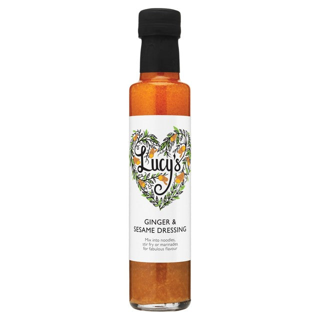 Lucy's Dressings Ginger & Sesame Dressing 250ml, UK version