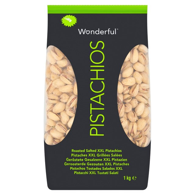 Wonderful Pistachios Roasted & Salted bag (British brand)
