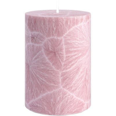 M&S Liljeholmens Shea Pillar Candle Dusty Pink 67x100mm- Buy online at McGrocer
