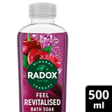 M&S Radox Feel Revitalised Bath Soak with Wild Cherry & Raspberry Scent 500ml- Buy online at McGrocer