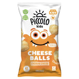 Piccolo organic cheese multigrain balls 4 x 15g, imported from the UK