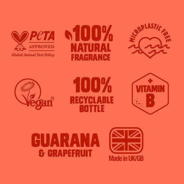 Original Source Guarana Grapefruit Shower Gel 400ml, imported from the UK