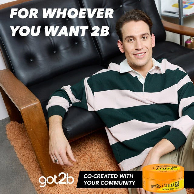 Schwarzkopf texture hair styling clay 75ml (British brand)